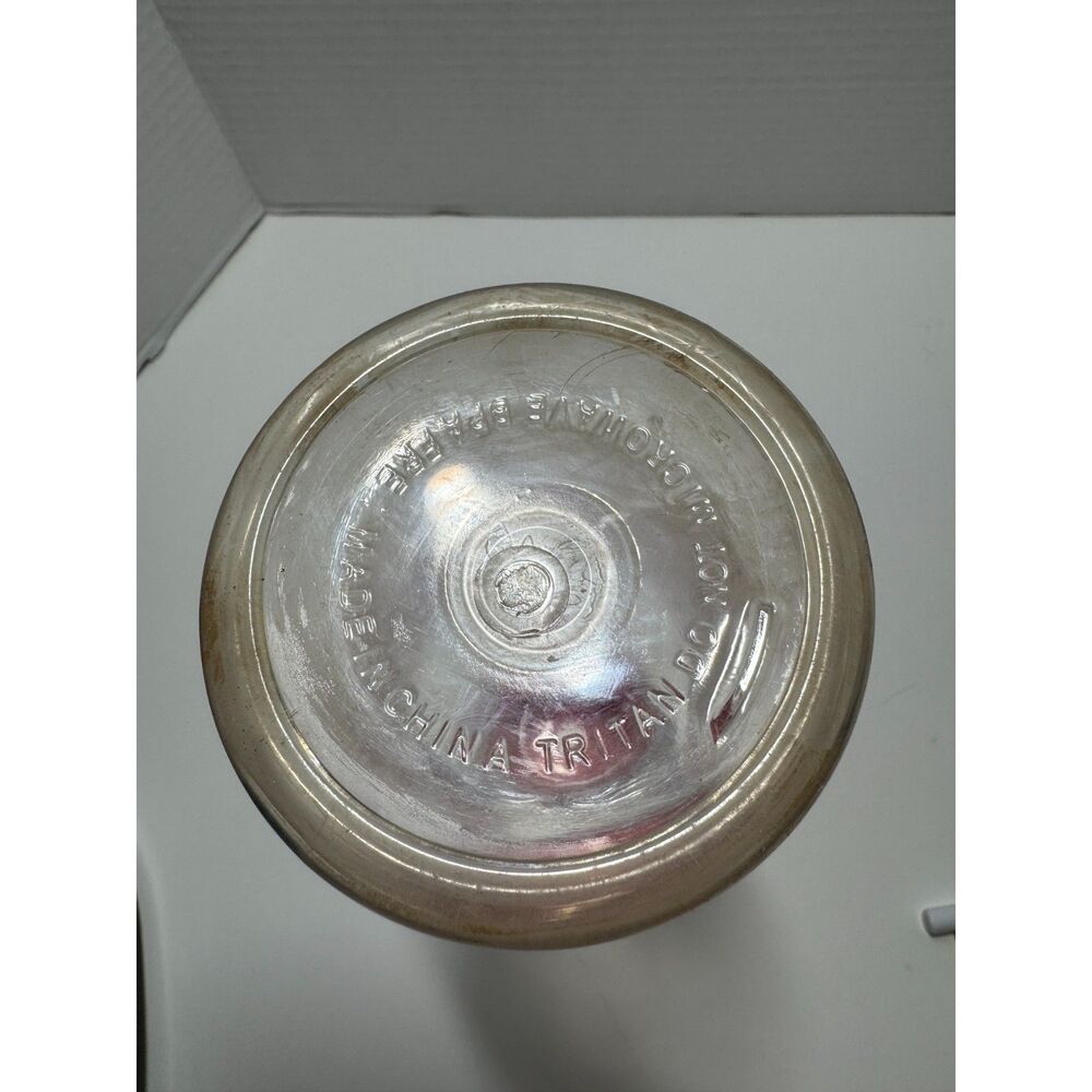 Clear Tritan Plastic Milk Bottle Tumbler Coca-Cola Shaped Cup Red Bottlecap Lid - Picture 2 of 4